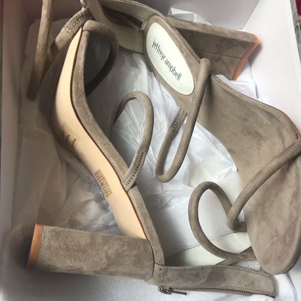Jeffrey Campbell Lexia Taupe shoes